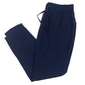 W118 Walter Baker Navy Blue Pull-on Casual Pants
